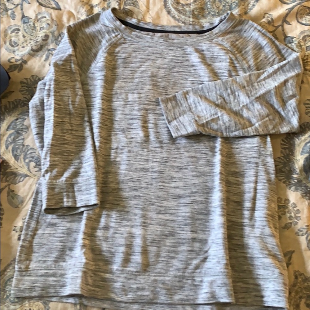 Merona XL gray space dyed 3/4 sleeve